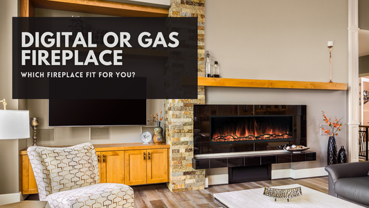 Gas or Digital Fireplace