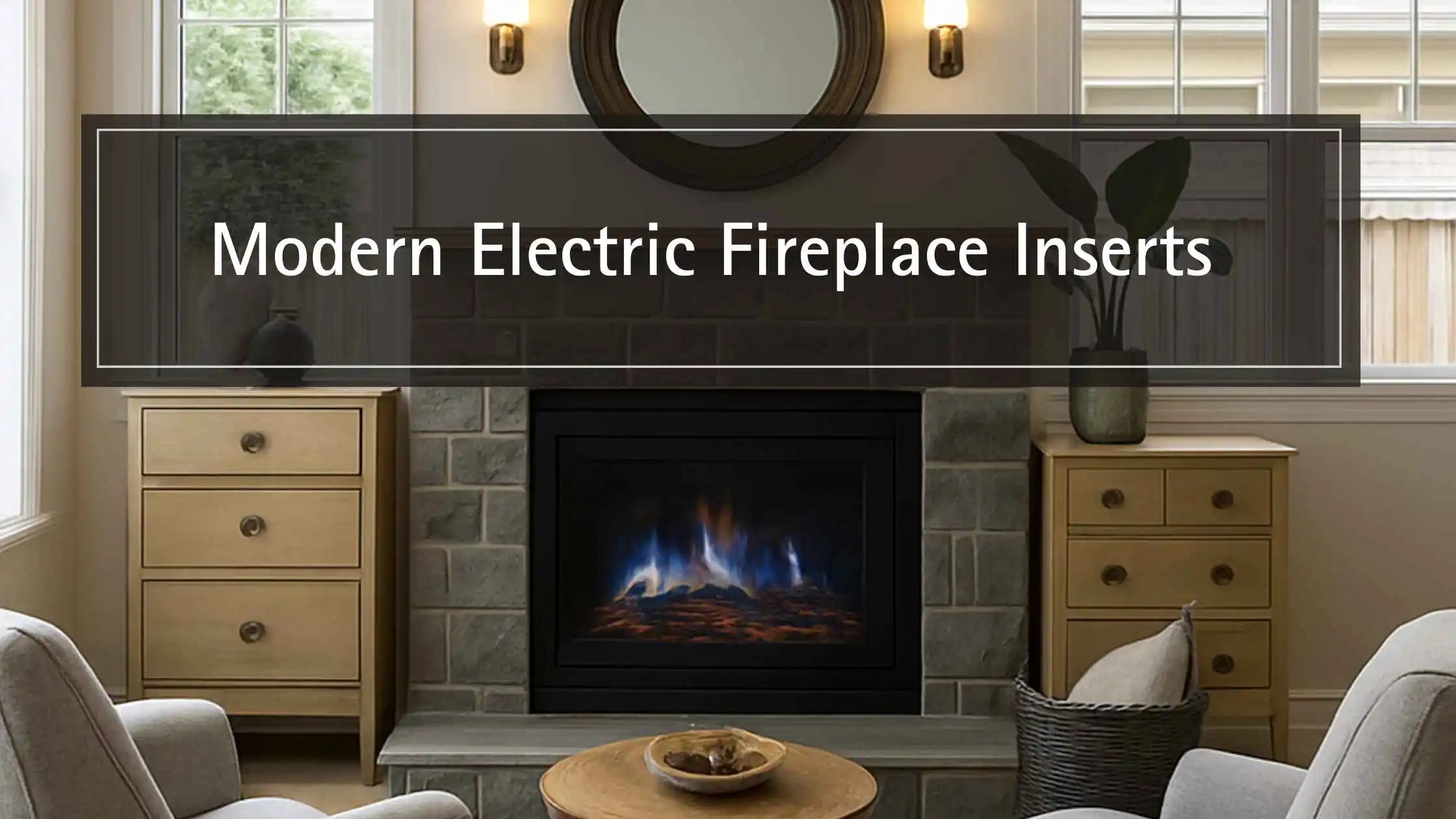 Modern Electric Fireplace Inserts - Electric Fireplaces Online