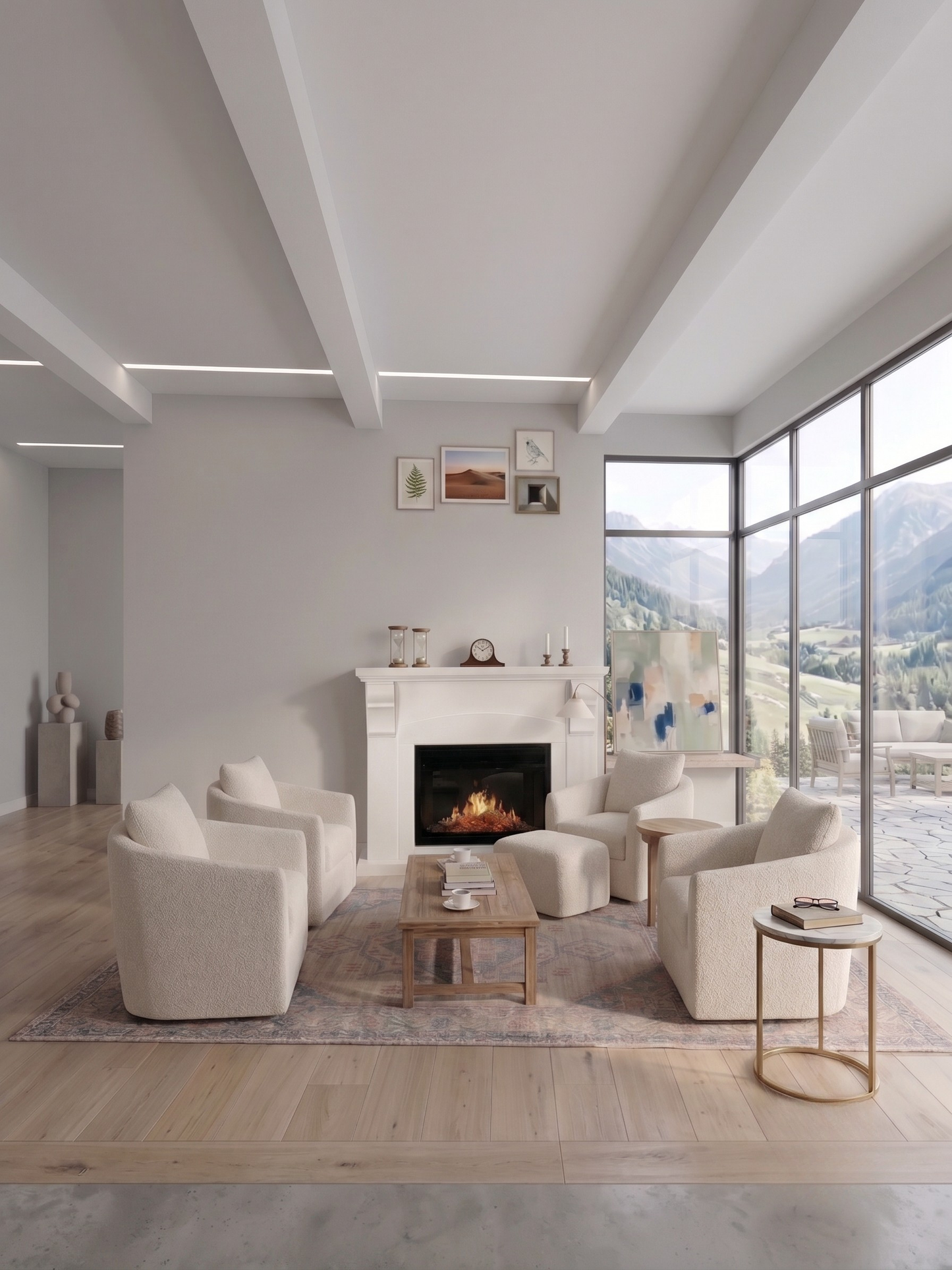 Modern Flames Prescott Mantle Suite