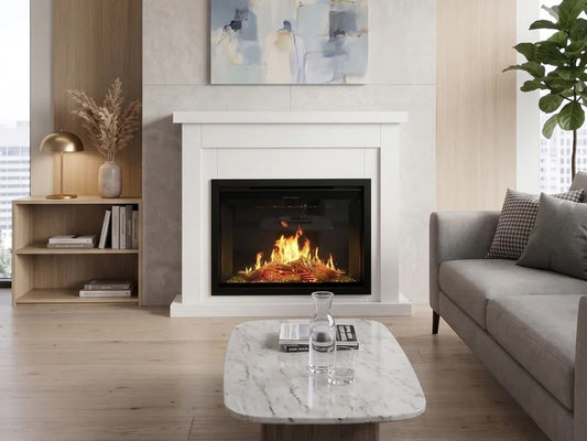 Modern Flames Sterling Mantle Suite